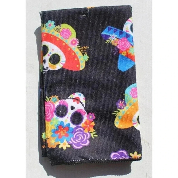 Halloween Day of the Dead KITCHEN TOWEL DIA DE LOS MUERTOS SKELTONS - Picture 2 of 2